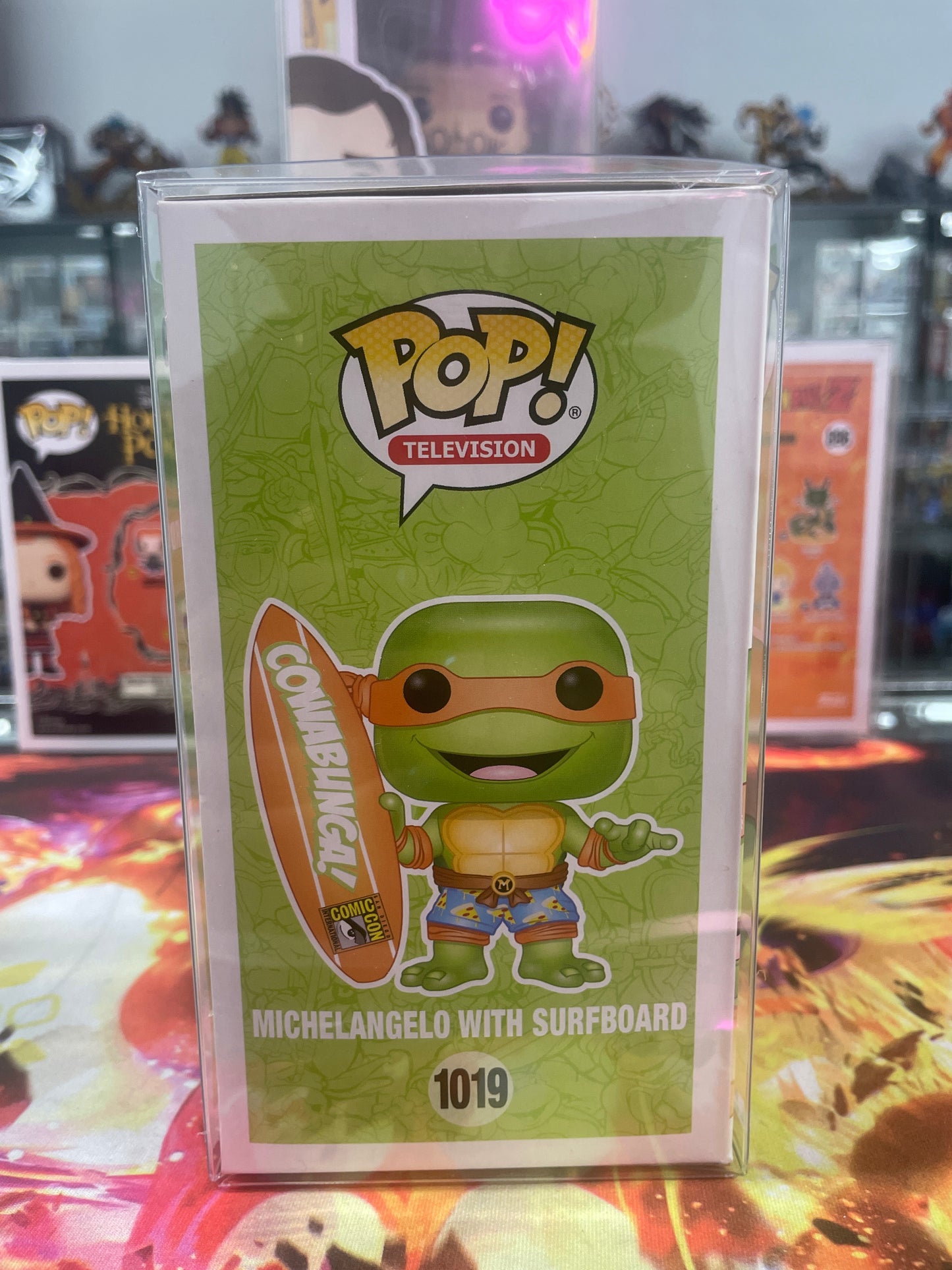 Michelangelo With Surfboard 1019