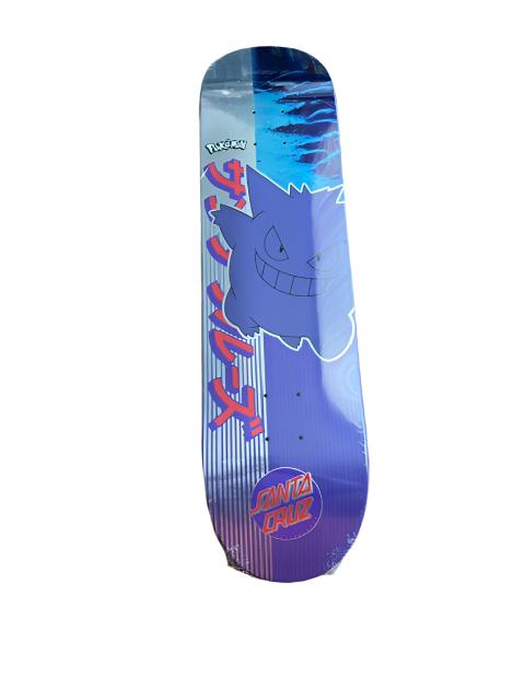 SANTA CRUZ X POKEMON GENGAR SKATEBOARD DECK