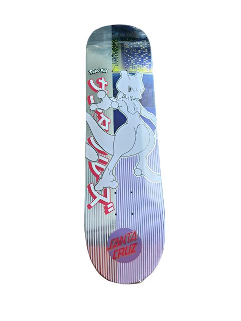 SANTA CRUZ X POKEMON MEWTWO SKATEBOARD DECK